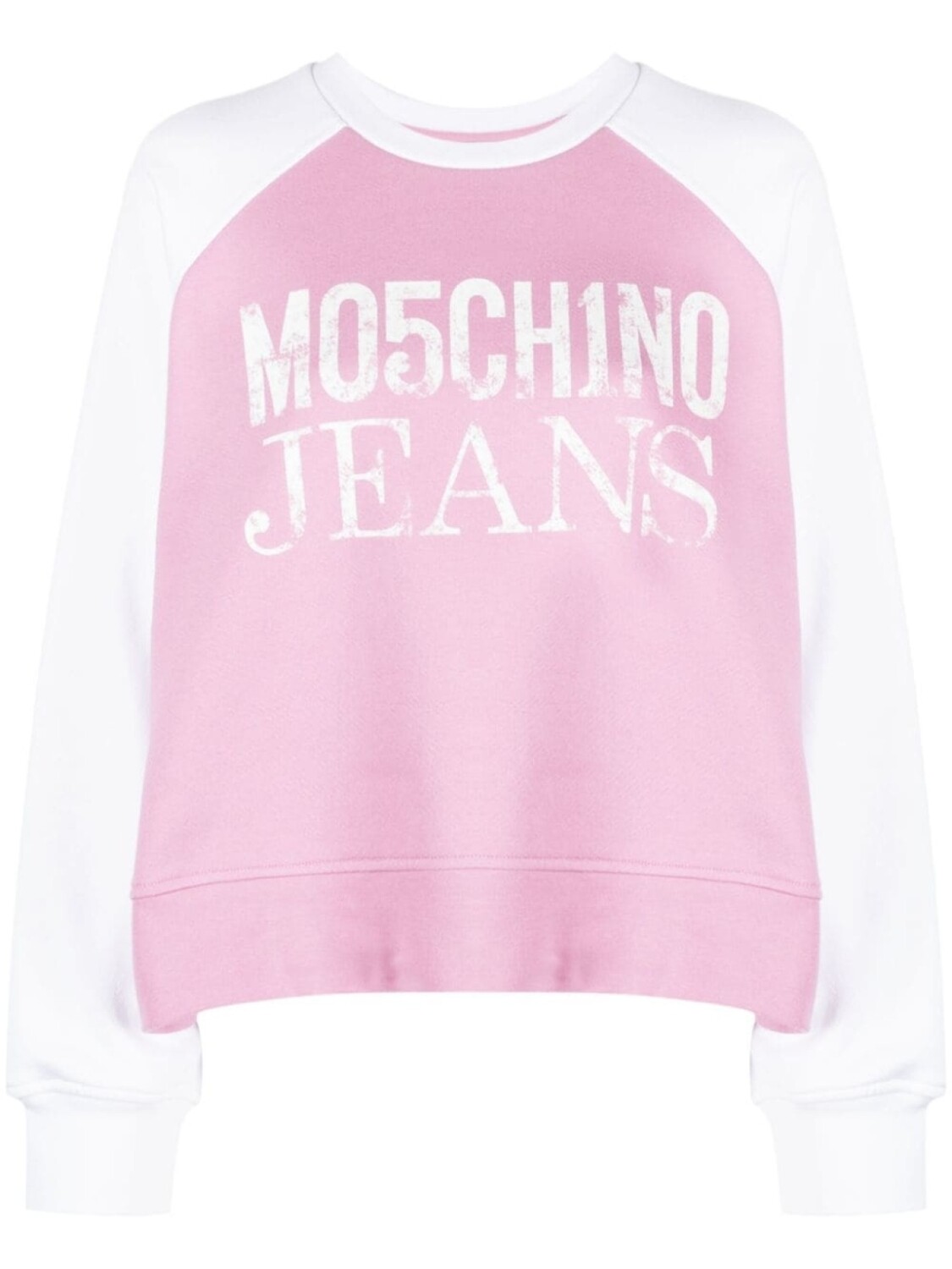 

MOSCHINO JEANS толстовка с логотипом, розовый