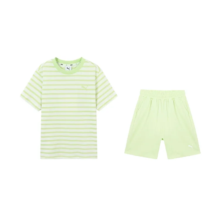 Casual Sportswear SS26 Kids' PUMA, белый зеленый tone 00314