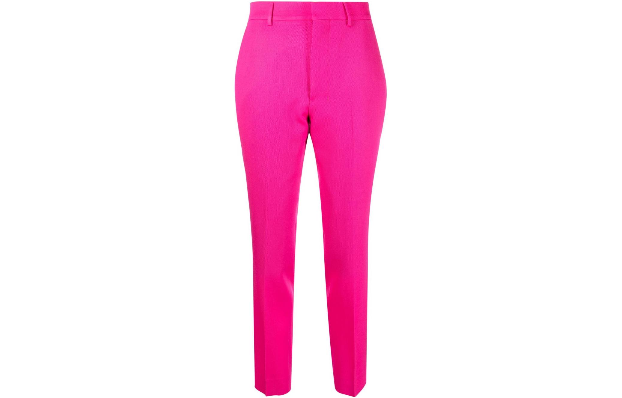 

Зауженные брюки с высокой талией AMIPARIS, розовый