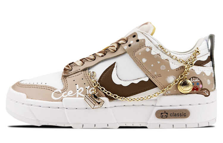

Женские кроссовки для скейтбординга Nike Dunk Low, белый