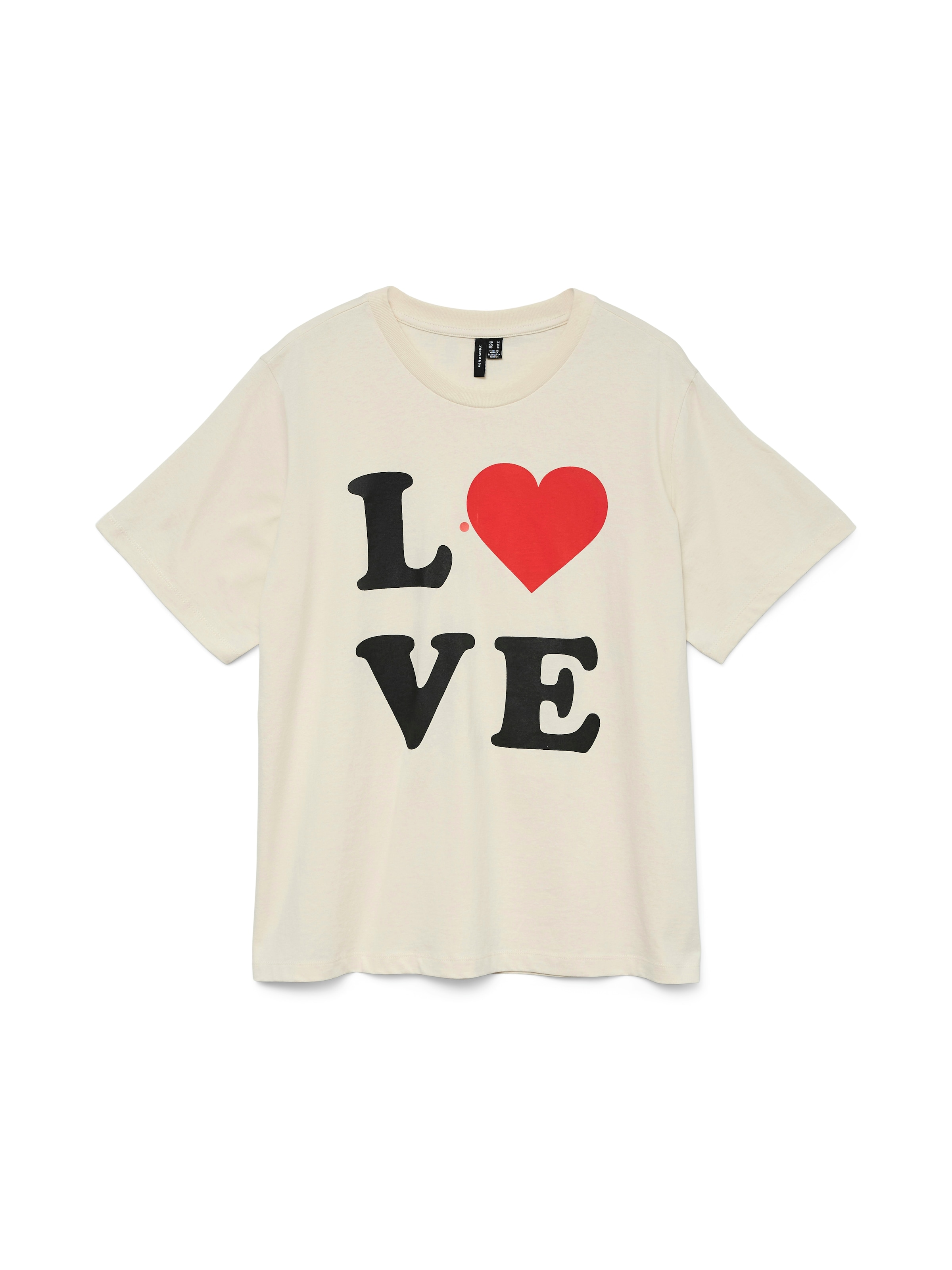 

VERO MODA Футболка 'VALERIE CATY' в цвете экрю