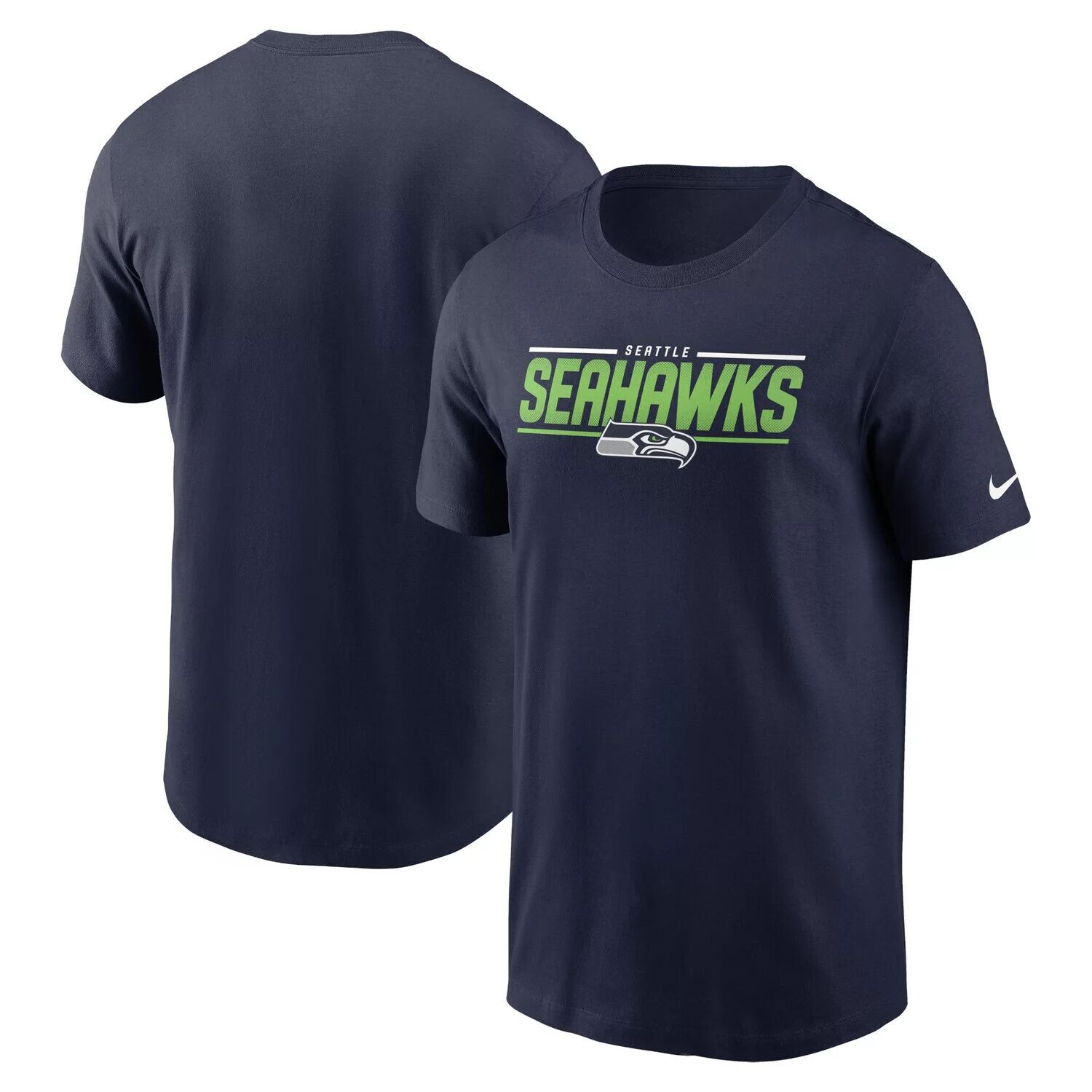 

Мужская темно-синяя футболка Seattle Seahawks Muscle Nike, Синий, Мужская темно-синяя футболка Seattle Seahawks Muscle Nike