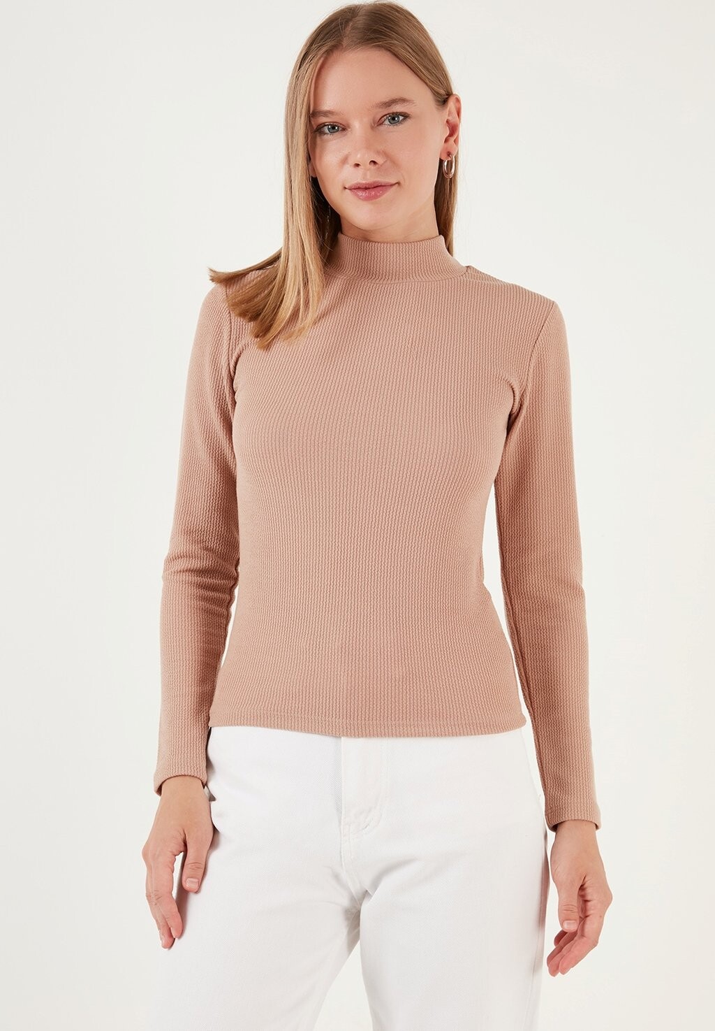 

Вязаный свитер SLIM FIT LELA, цвет biscuit