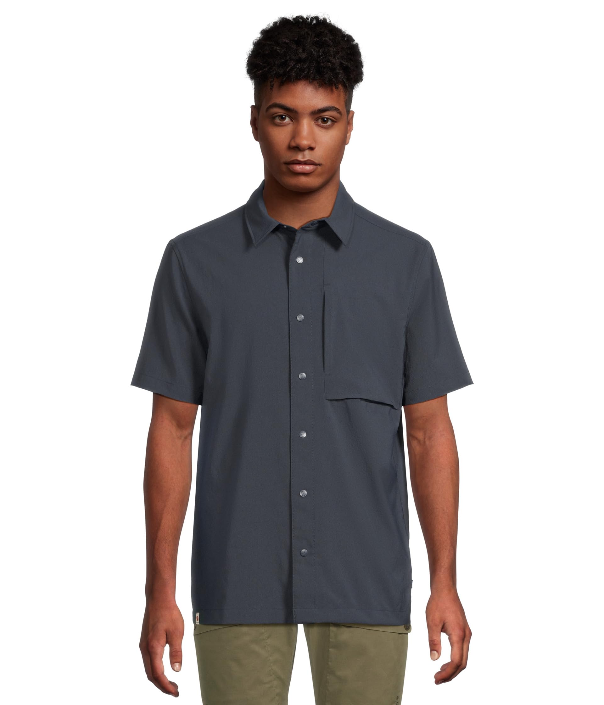 

Рубашка Fjällräven High Coast Pack Shirt SS M, цвет Dark Navy