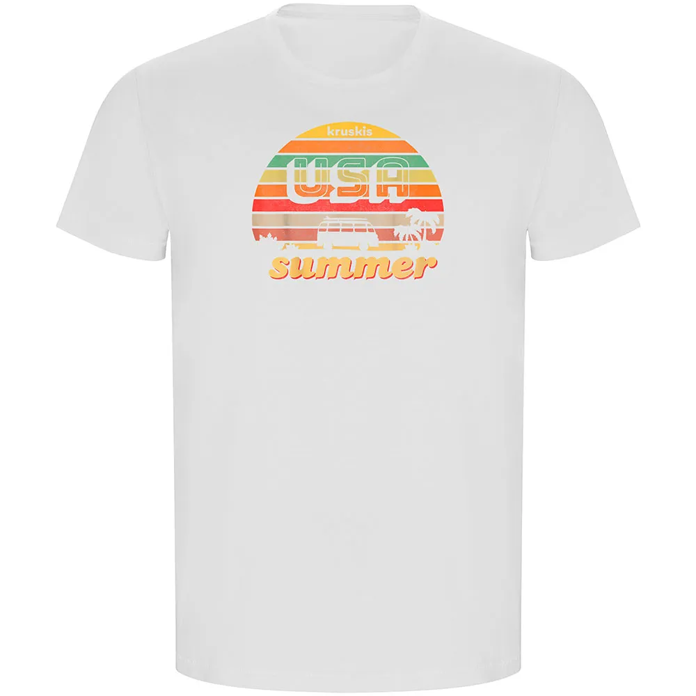 

Футболка с коротким рукавом Kruskis Usa Summer ECO, белый