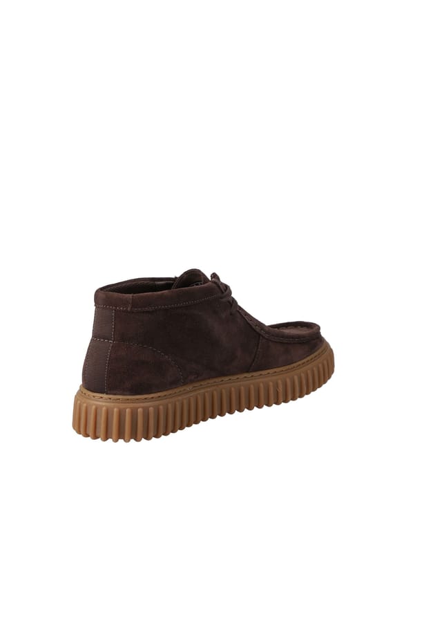Ботинки унисекс Clarks Torhill Hi замшевые, темно-коричневый — фото 2