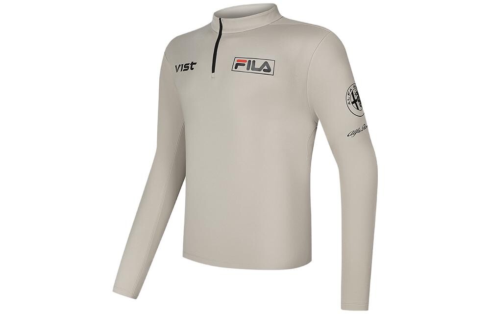 

Футболка мужская бархатная серая Fila, серый