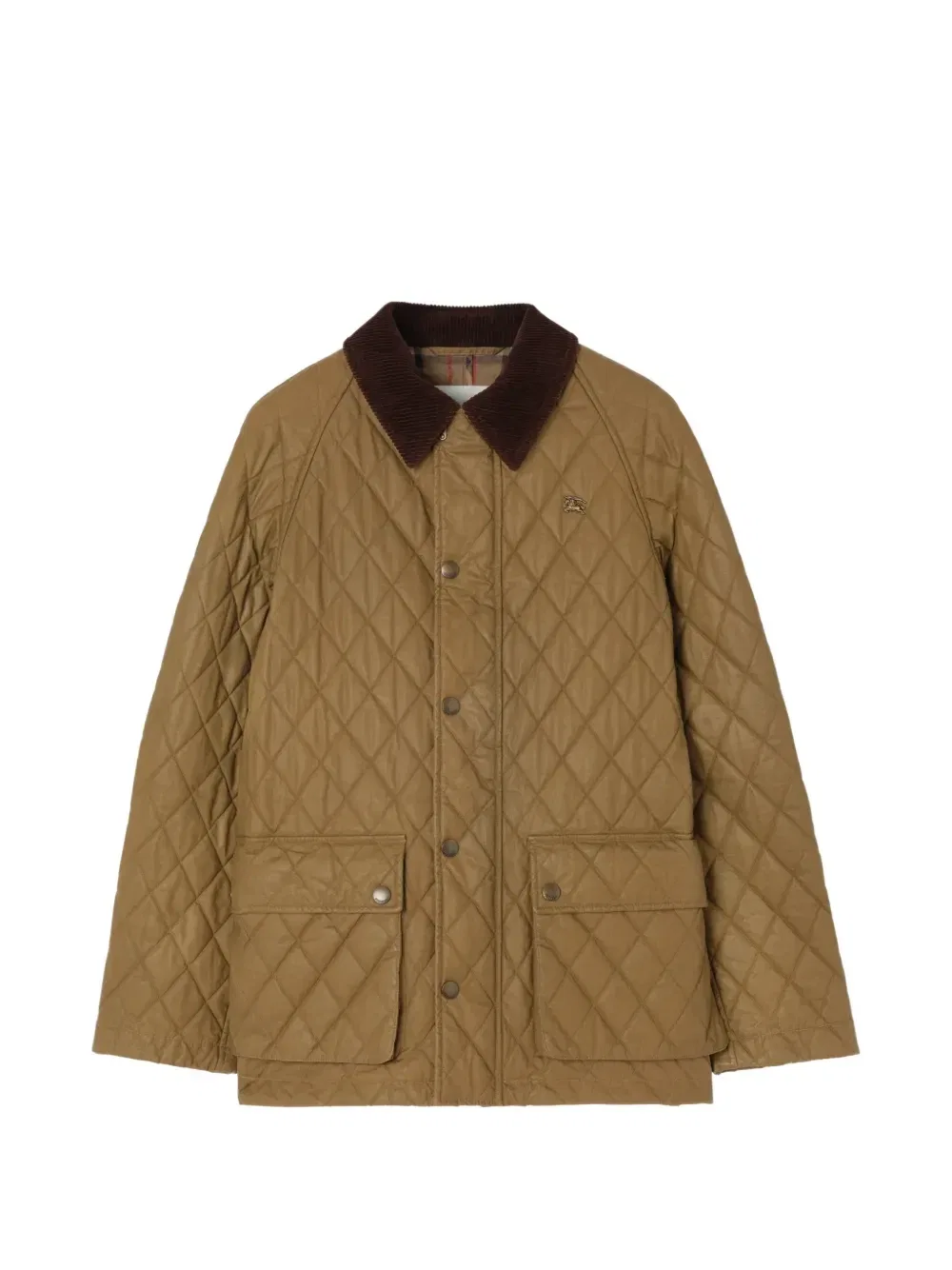 Куртка Burberry стеганая хлопковая, бежевая