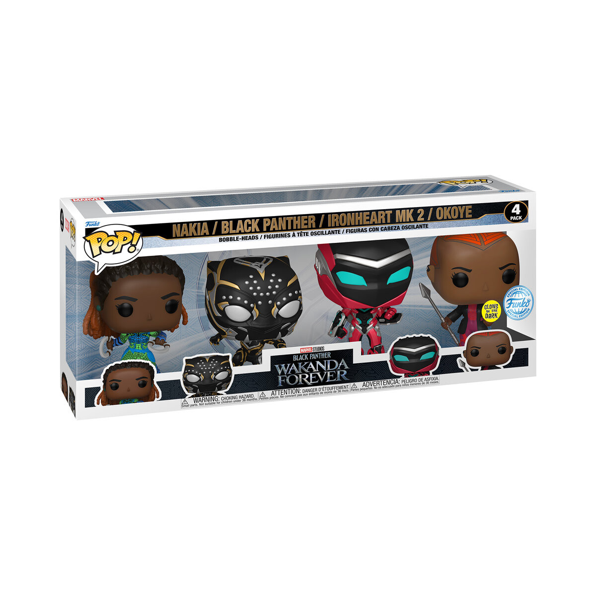 

Funko POP! Марвел, коллекционная фигурка, Wakanda Forever, 4шт.
