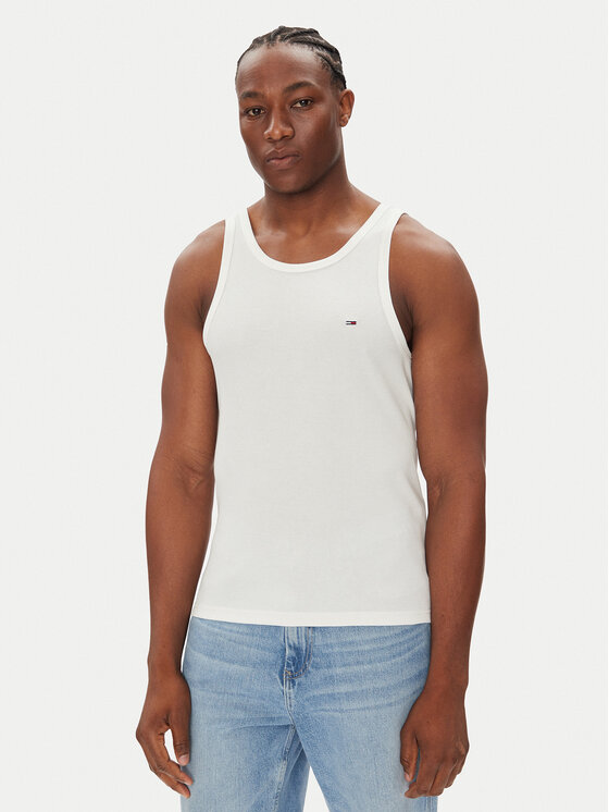 

Майка slim fit Classic Flag DM0DM21927 Tommy Jeans, белый