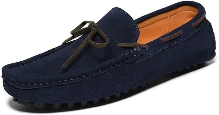 Лоферы кожаные Loafers for Men Blue PUGHGAETZF