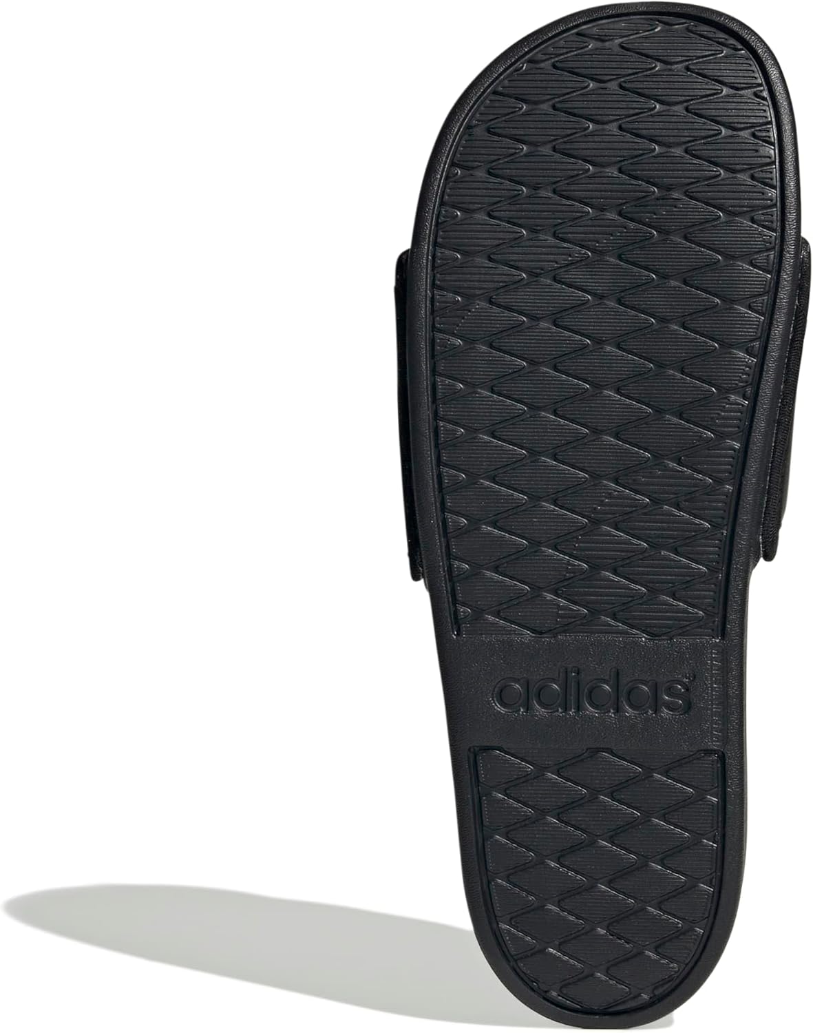 Шлепанцы adidas Adilette Comfort (унисекс), черный/золотой — фото 3