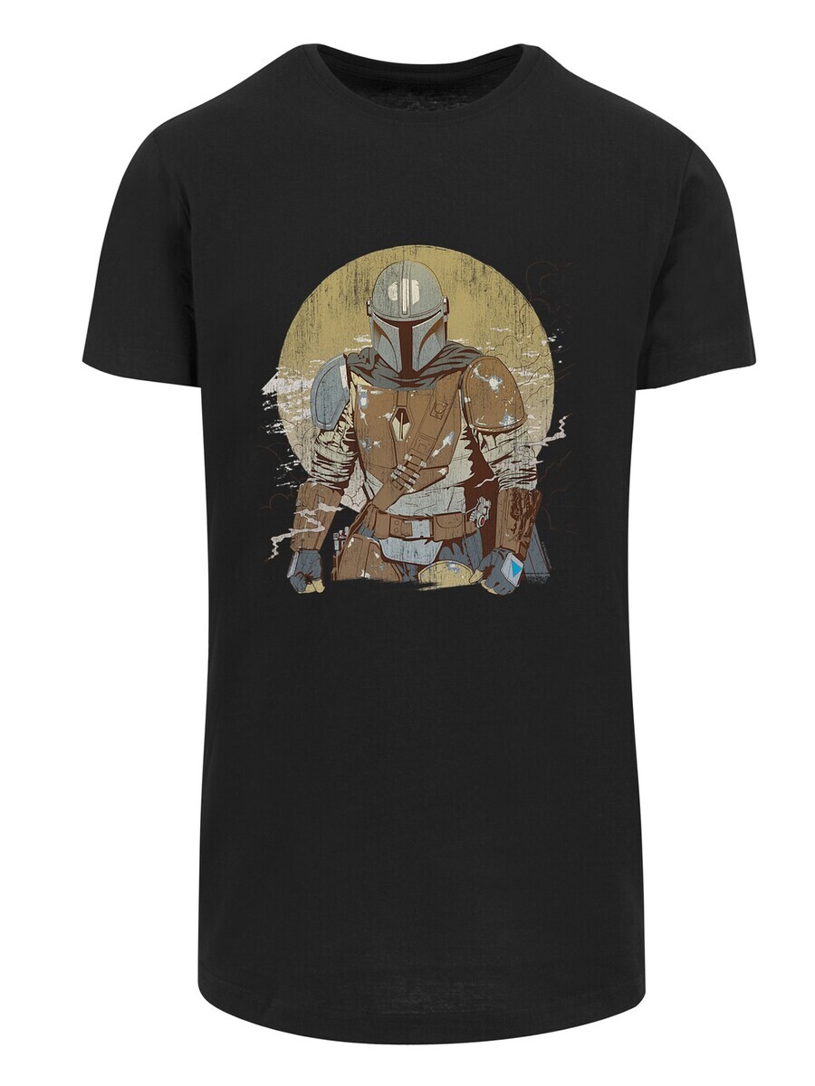 

Футболка F4Nt4Stic STAR WARS THE MANDALORIAN DISTRESSED WARRIOR, черный