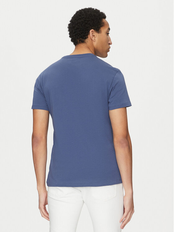 Футболка классического кроя 710704248257 Polo Ralph Lauren, синий — фото 3