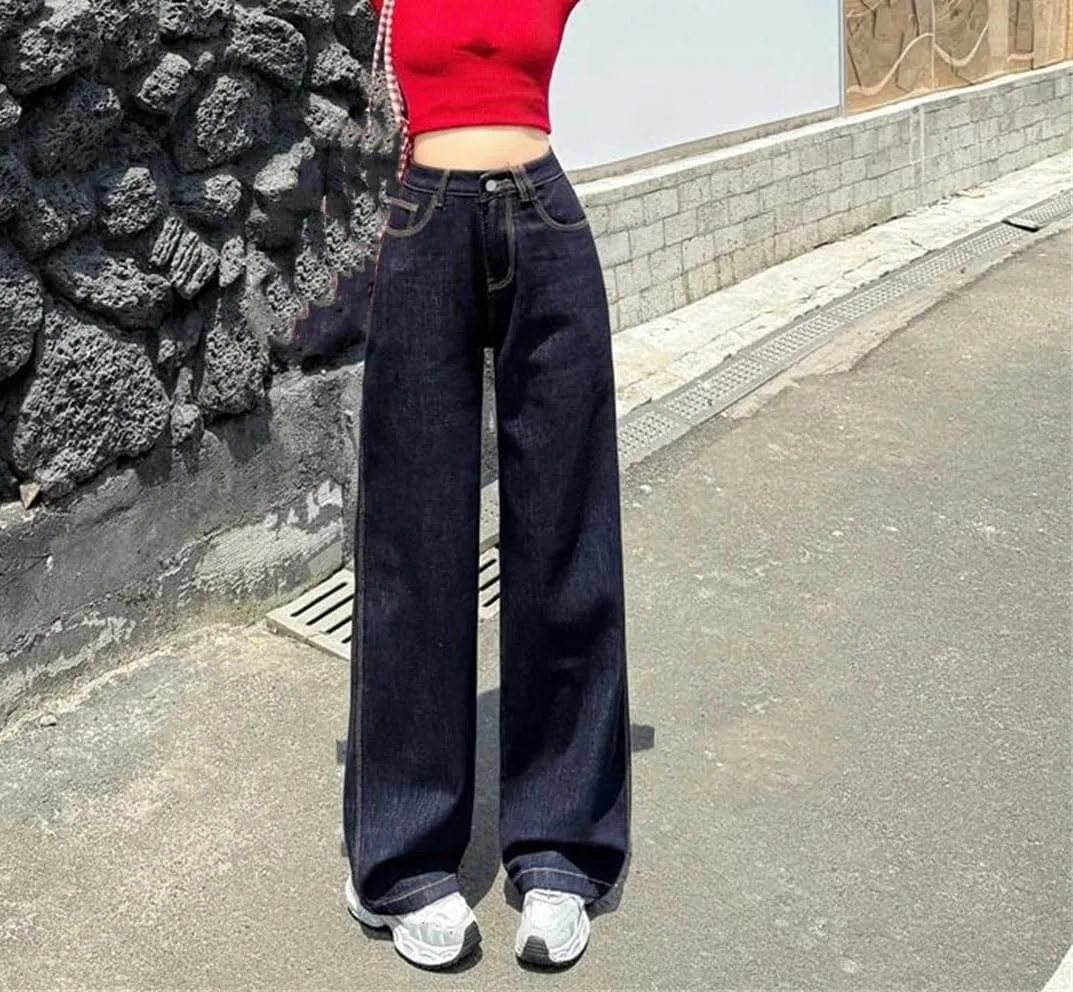 Джинсы женские High Waist Straight Leg — фото 3
