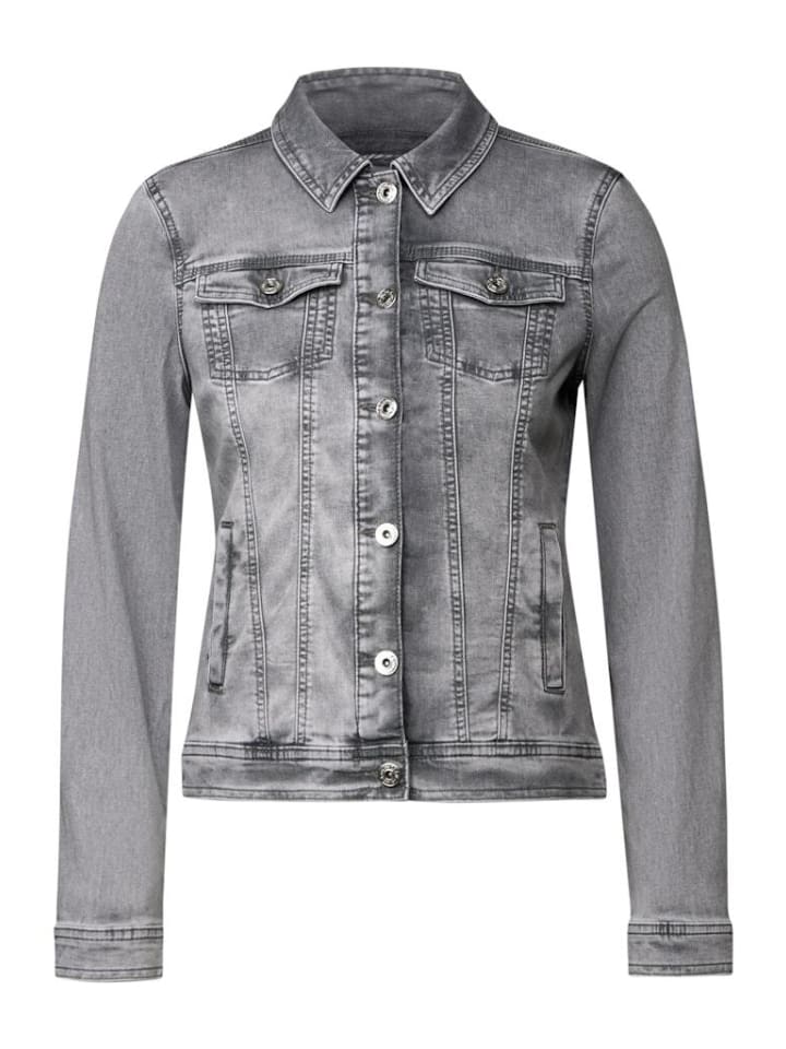 

Джинсовая куртка Cecil, цвет mid grey used wash