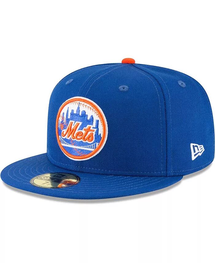 

Мужская синяя шерстяная шапка New York Mets Cooperstown Collection 59FIFTY Fitted Hat New Era