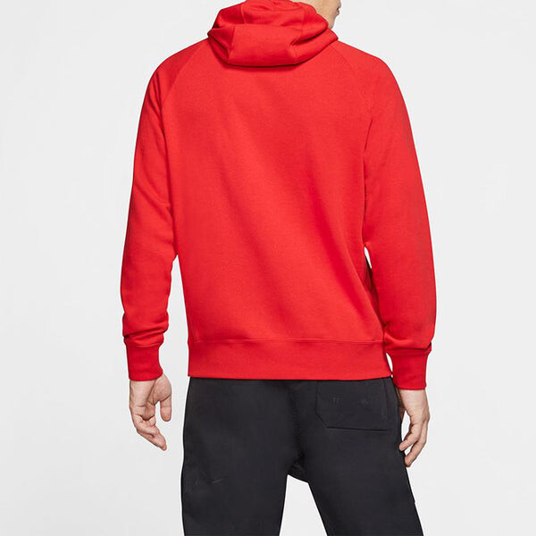 Толстовка Men's Nike Sportswear Swoosh Large Printing Pullover Red, красный — фото 4