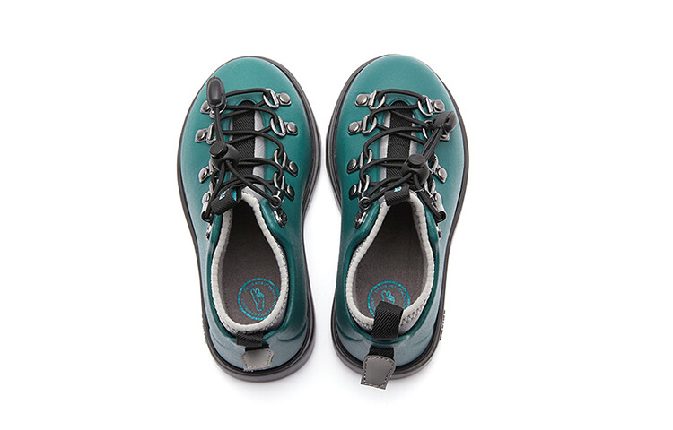 Детские ботинки Kids Mountain View Зеленый/черный/серый Native Shoes, цвет Jasper — фото 4