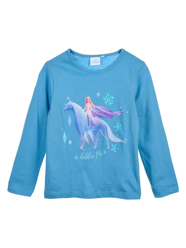 Лонгслив с принтом Disney Frozen, синий