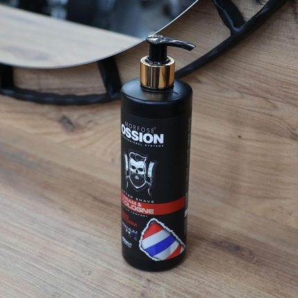 Ossion Premium Barber Line Крем и одеколон после бритья Red Storm Morfose — фото 2
