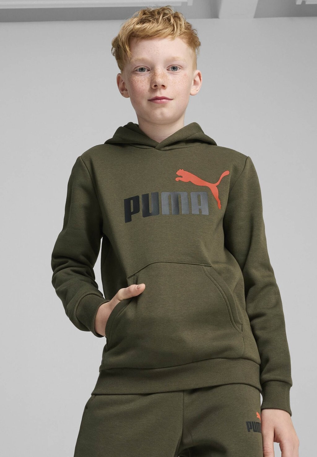 

Толстовка с капюшоном BIG LOGO HOODIE UNISEX Puma, зеленый