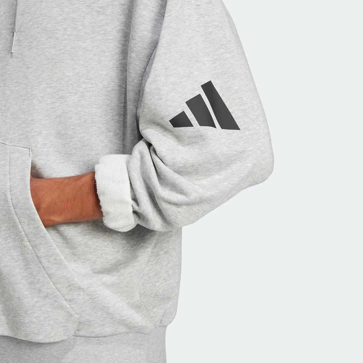 Толстовка adidas Essentials Lose Fit Three Bar Terry — фото 2