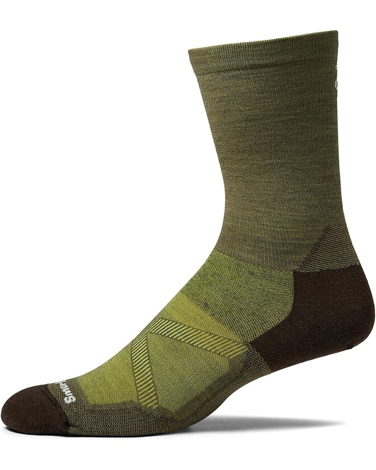 

Носки Smartwool Bike Zero Cushion Crew Socks, цвет Winter Moss