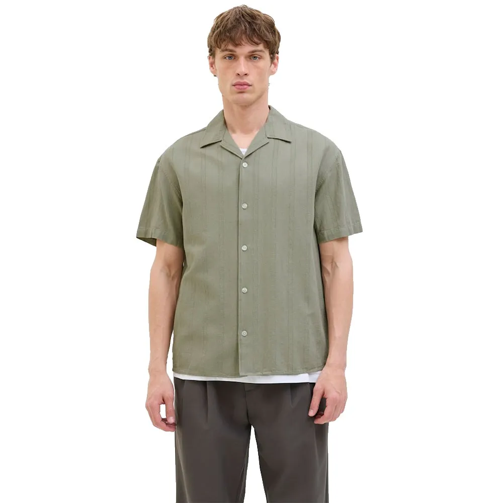 

Рубашка с коротким рукавом Jack & Jones Montana Dobby Resort, зеленый