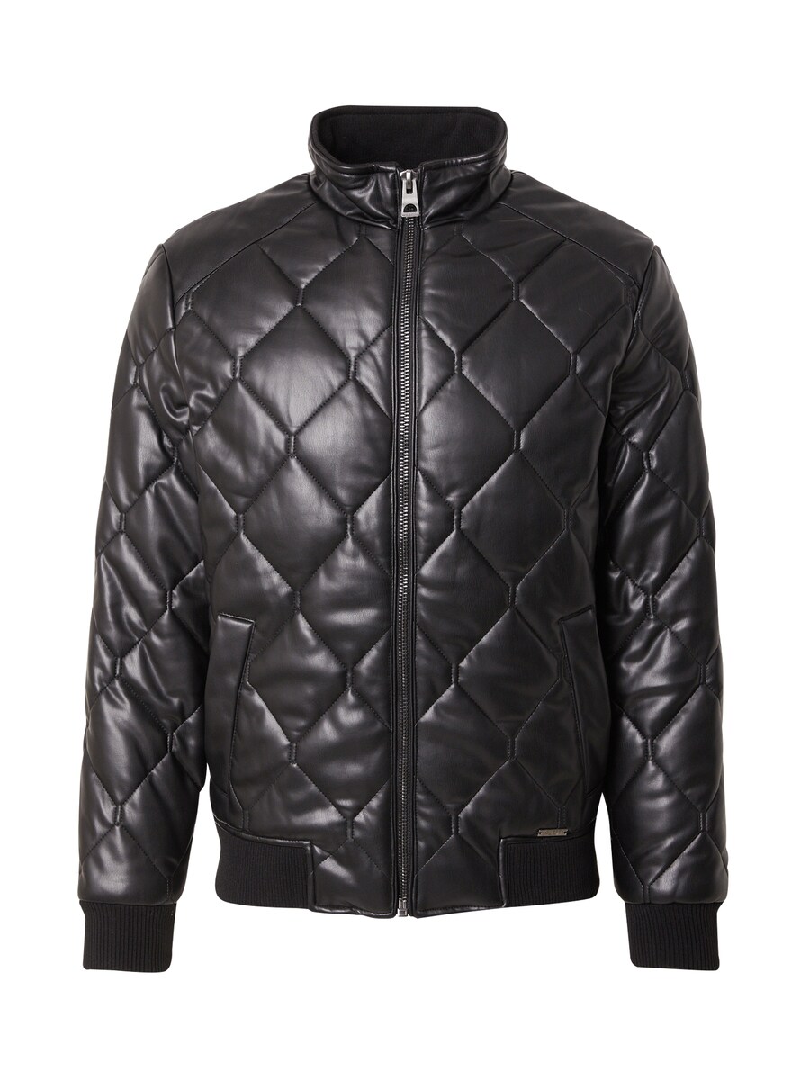 

Кожаная куртка GUESS Between-Season Jacket, черный
