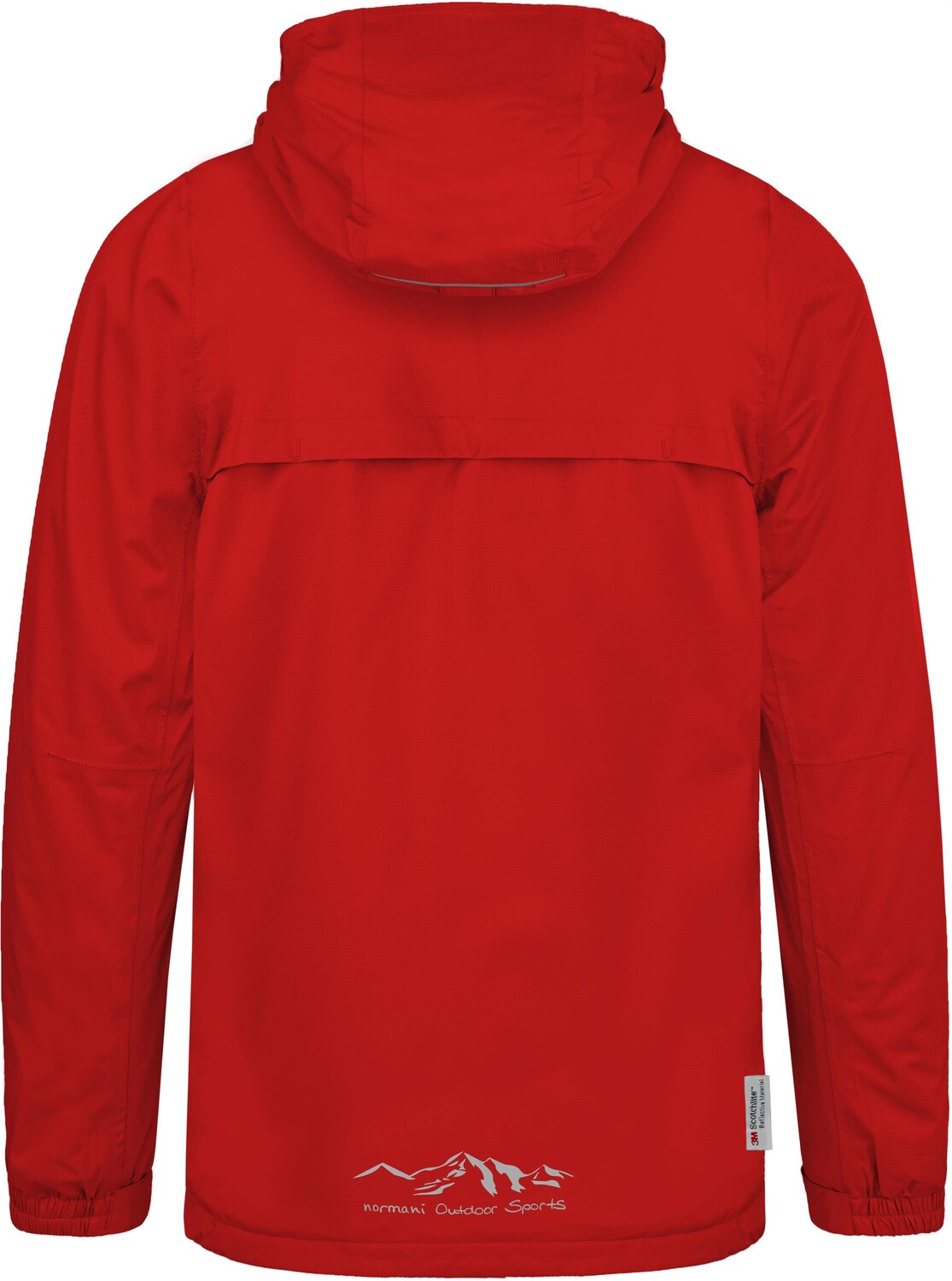 Дождевик Normani Outdoor Sports Kinder Sommer und Regenhose, красный — фото 3