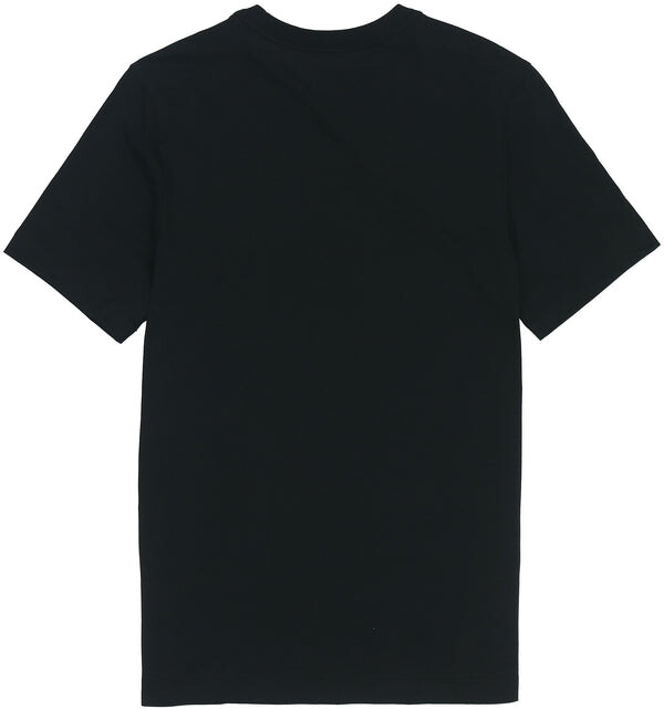 Футболка men's contrasting colors logo sports round neck short sleeve black t-shirt Nike, черный — фото 2