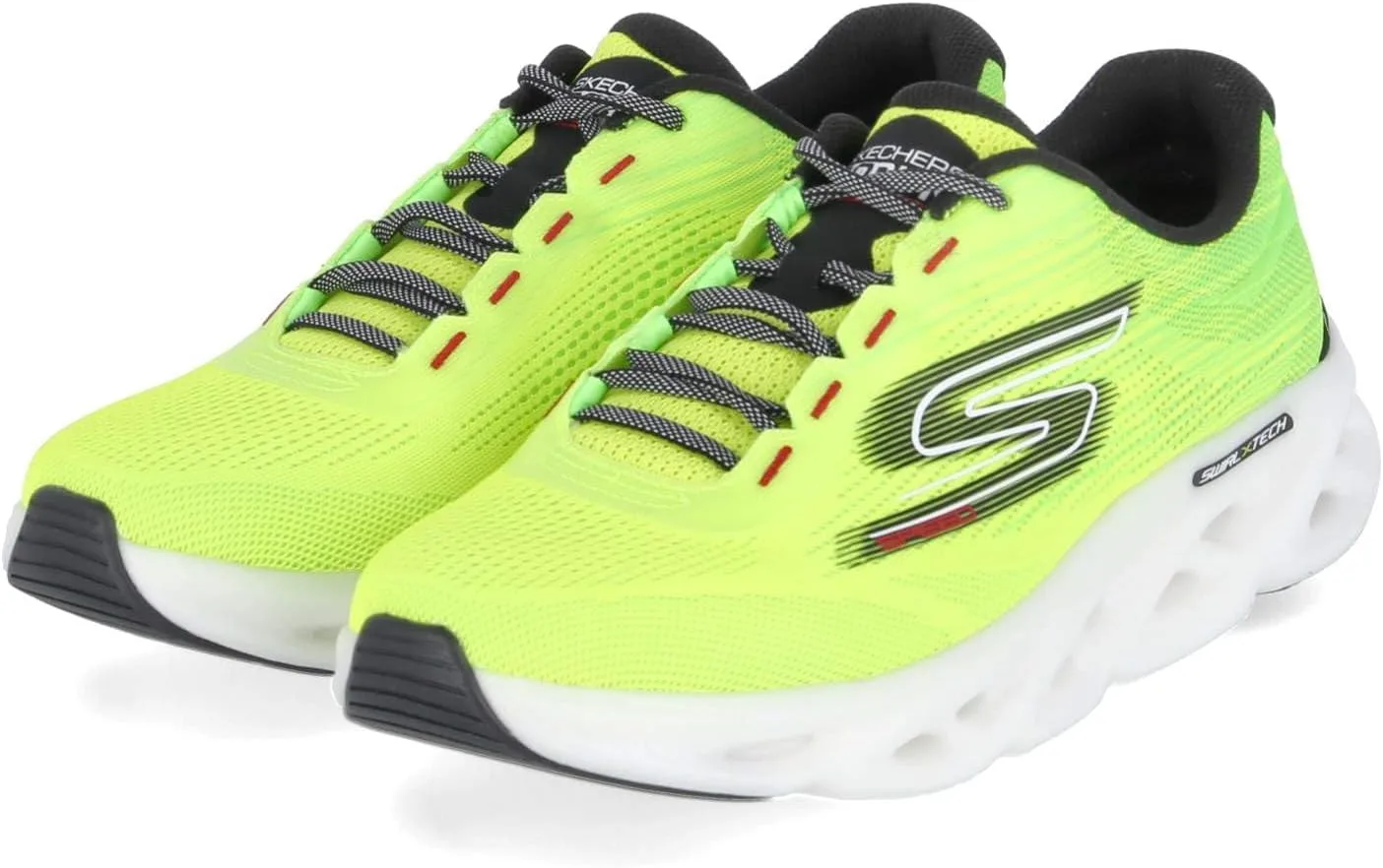 Мужские низкие кроссовки Skechers GO Run Swirl Tech Speed, желтая сетка, размер: 44, цвета на выбор: желтый, желтый