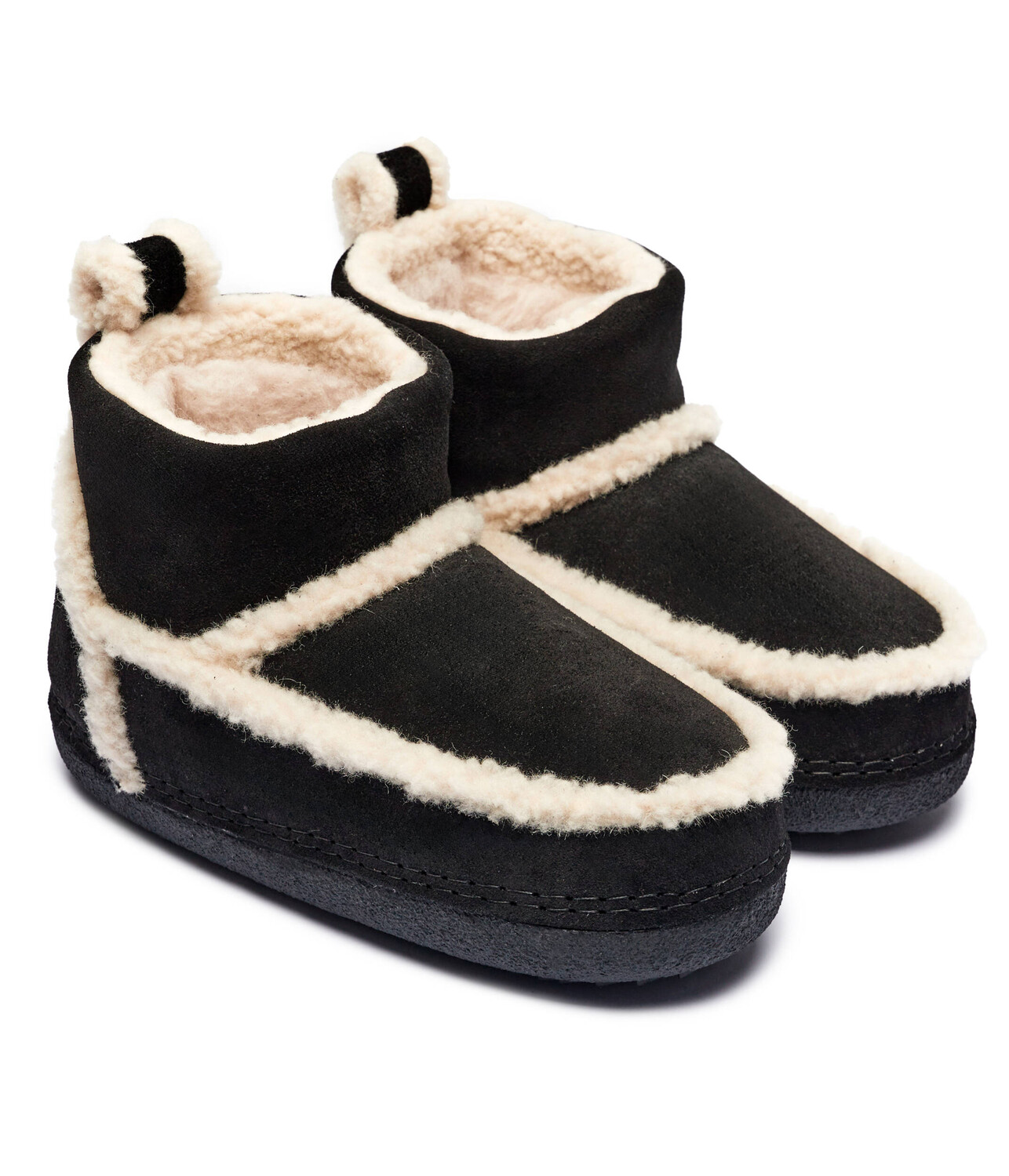 Сапоги женские Inuikii Shearling зимние с мехом, черный — фото 3