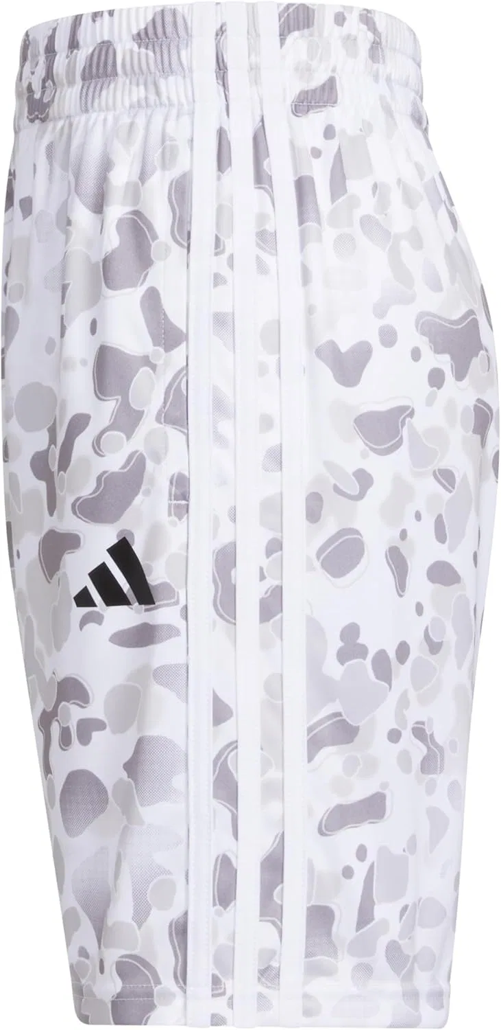 Детские шорты Adidas Aeroready с эластичным поясом и камуфляжным рисунком — фото 2