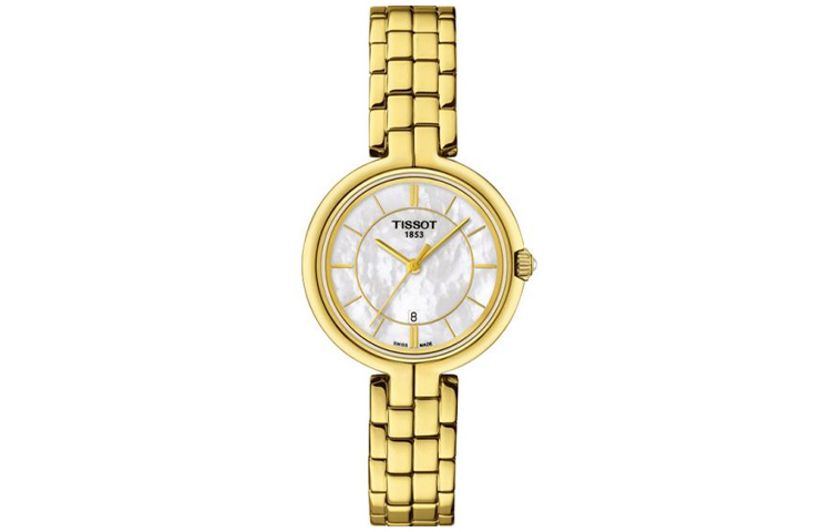 

TISSOT Часы Women's Flamenco Collection Watch, White Dial