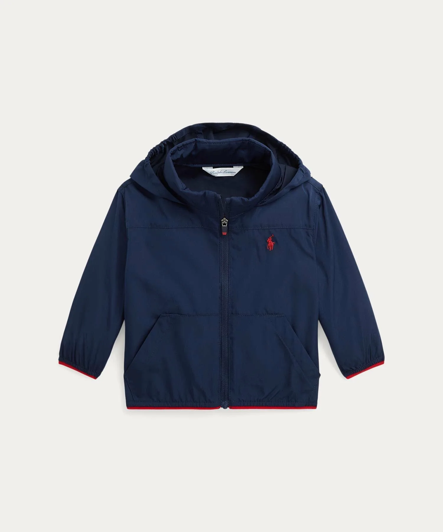 Детская складная водоотталкивающая куртка с капюшоном Polo Ralph Lauren, 410 Navy