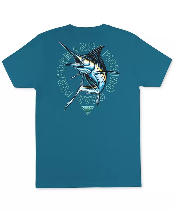 

Мужская футболка с рисунком Sailfish Looper Columbia, фиолетовый