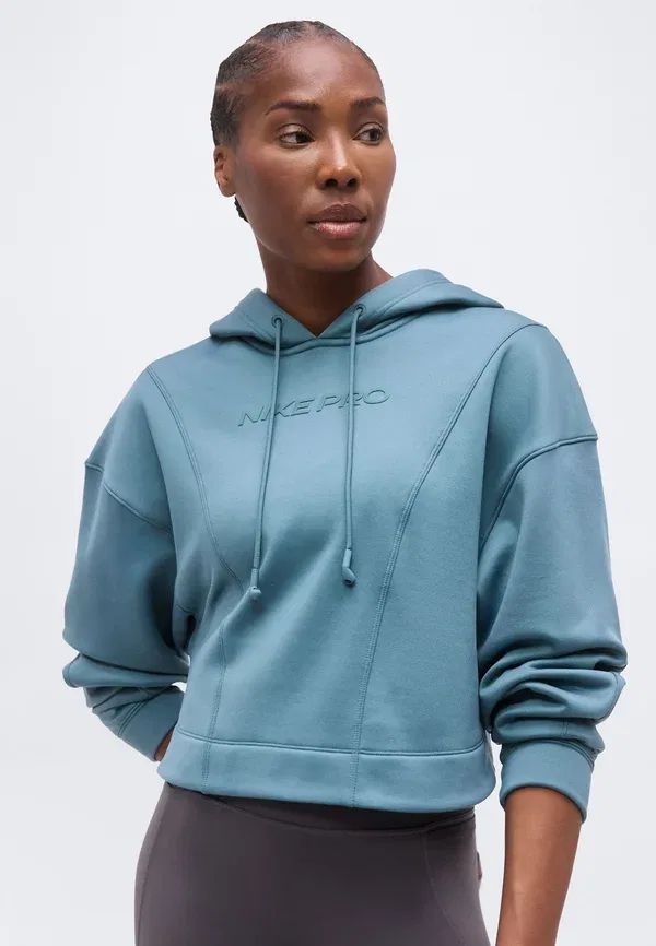 Толстовка Nike Performance, минеральный сланец/белый — фото 4