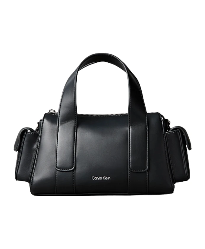 

Трансформируемая жаккардовая сумка через плечо Calvin Klein, черный