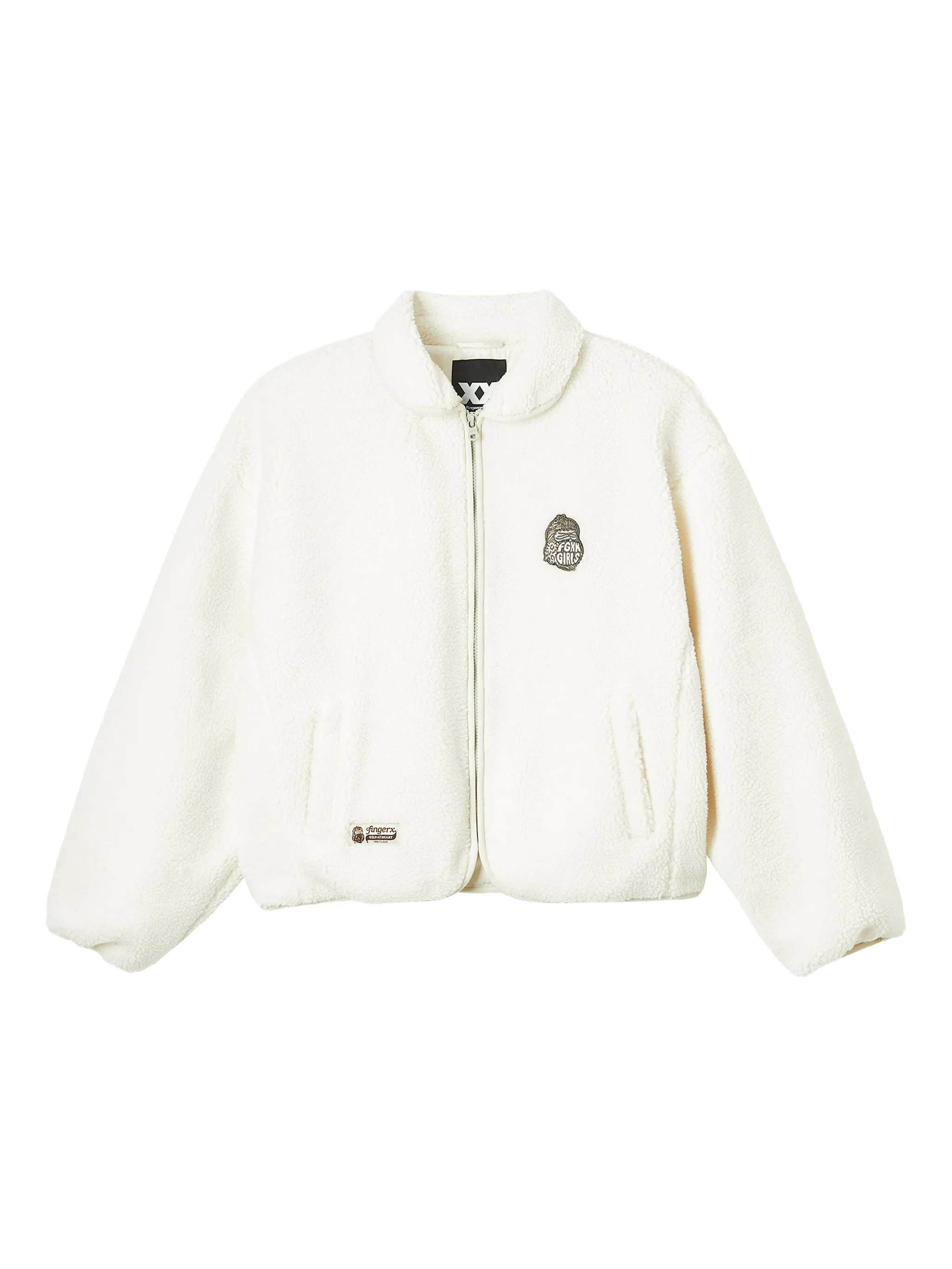 

Куртка с вышивкой Fingercroxx, белый
