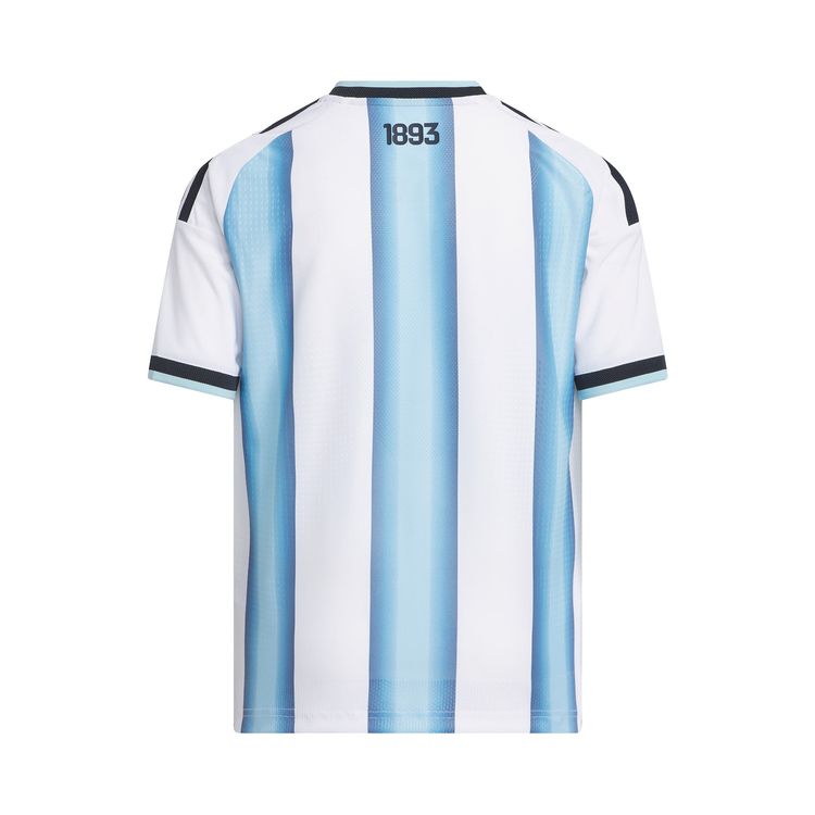 Домашняя футболка Adidas Argentina 26, аутентичная, цвет белый/голубой/светло-голубой — фото 2