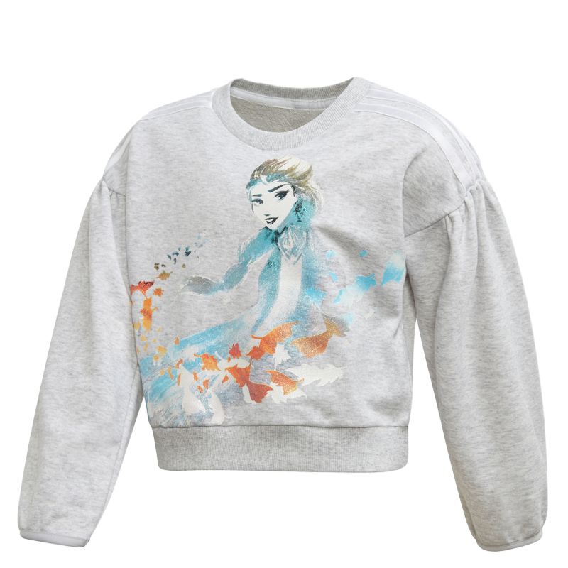 

Свитшот Disney Light Heather Gray/Green Turquoise Blue для детей 3-7 лет Adidas