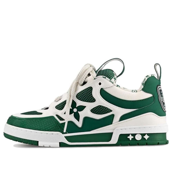 

Кроссовки skate sneakers 'green white' Louis Vuitton, зеленый