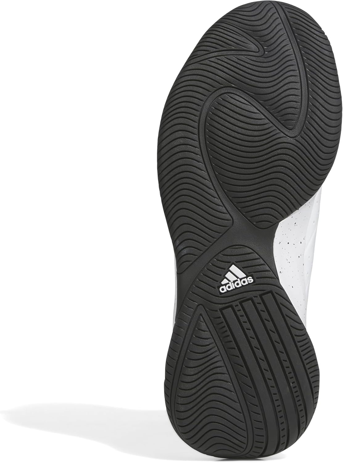 Кроссовки Adidas Унисекс-взрослые Front Court, белый/черный/золотой — фото 4