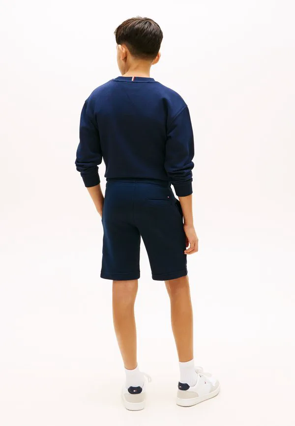 Спортивные шорты из махровой ткани с вышивкой логотипа Tommy Hilfiger, Dark Night Navy — фото 3