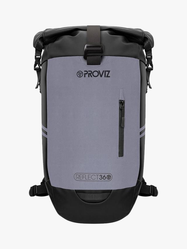 

Светоотражающий роллтоп рюкзак Proviz, Silver