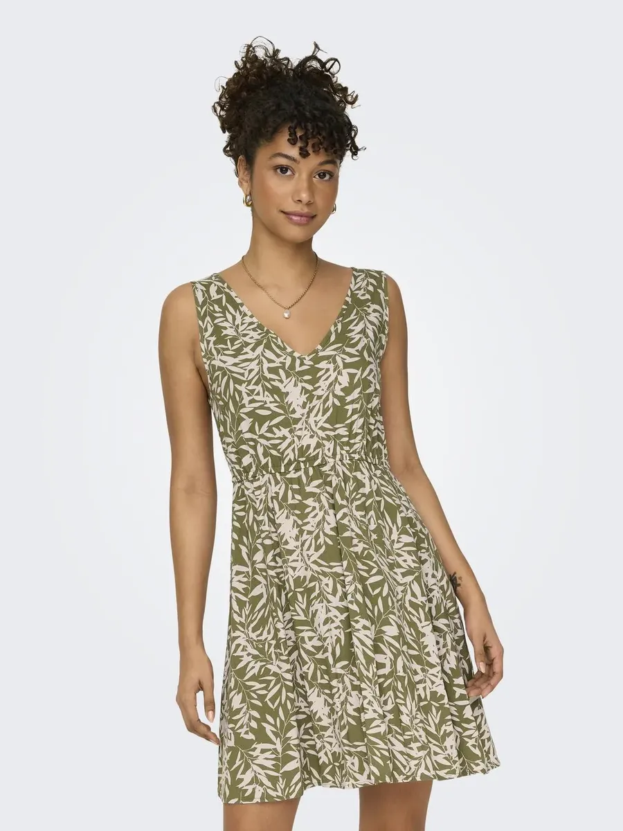 

Мини-платье ONLNOVA LIFE VIS SARA STRING DRESS AOP " Only, зеленый