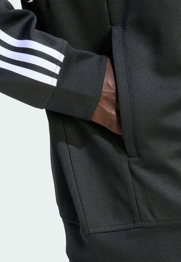 Свободная куртка-бомбер Adidas Originals, Black White — фото 4