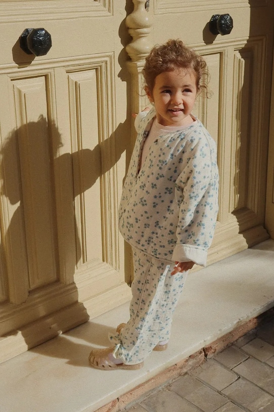 

Хлопковые детские брюки RHW x KS MIOBLU PANTS GOTS Konges Sløjd, бежевый
